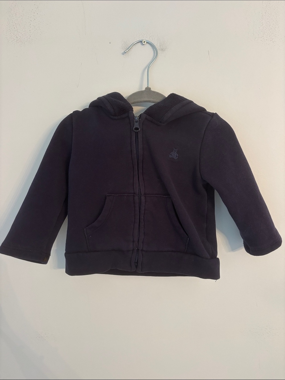 GAP Navy Baby Bear Full Zip Hoodie
